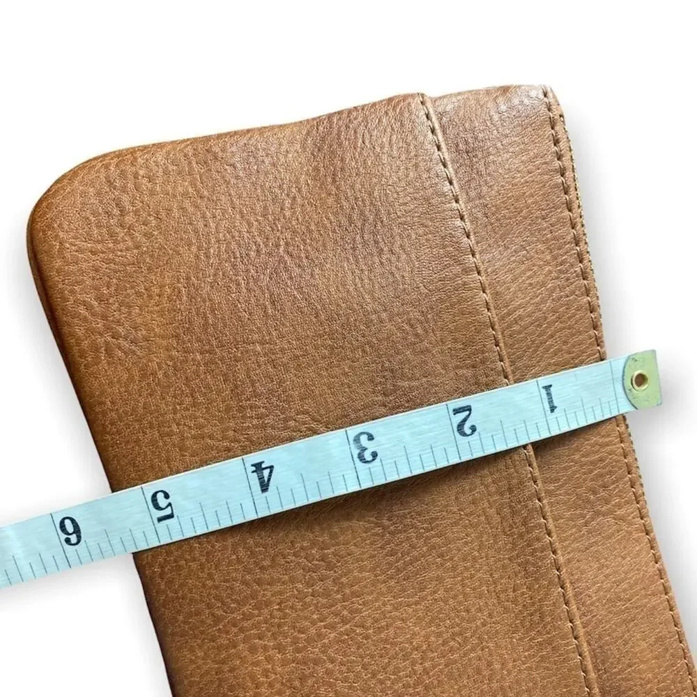 Steve Madden Pebbled Brown Wristlet